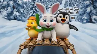 🐰🐤Roro & Dodo Meet Pipi: The Secret of the Snowmobile & Rescuing Pipi the Penguin in the Blizzard