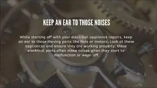Useful tips to save on electrical appliance repairs