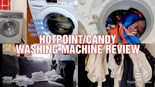 HOTPOINT & CANDY WASHING MACHINE UNBOXING & REVIEW #motivational#unboxing