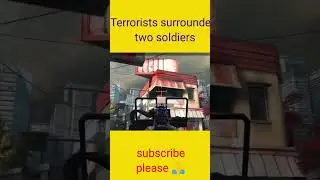 terrorists surrounding two soldiers | #ytshorts #gaming #games #arma3 #milsim #shortvideo
