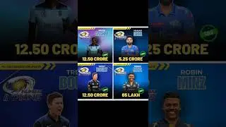 Mumbai Indians : Top Picks from IPL 2025 Auction!#IPLAuction2025 #MumbaiIndiansFans #IPL #Cricket #A