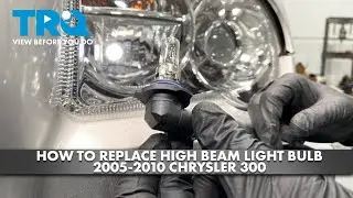How to Replace High Beam Light Bulb 2005-2010 Chrysler 300