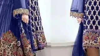 Stylish daman design 2020#kurti designs