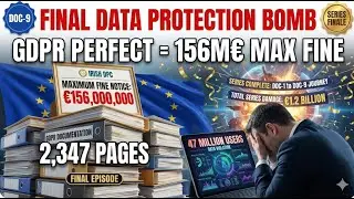 GDPR Perfect Documentation: MAXIMUM EU FINE = 156M&euro; + Data Rights FINAL | DOC-9 SERIES COMPLETE