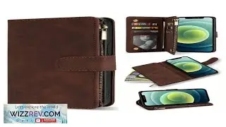 AZZXX For IPhone 12 Mini Wallet Case With Card Slot Premium Soft