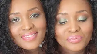GREEN GODDESS PARTY MAKEUP | SANDE SHARES