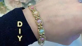 Diy Beaded Bracelet | Crystal Beads Bracelet | Simple Bracelet Tutorial for Beginners 