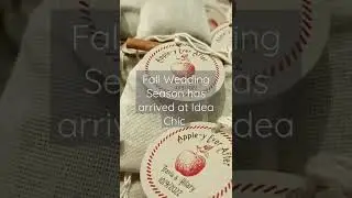 Fall wedding favors season. Made by Idea Ch&iacute;c in Denver Colorado.