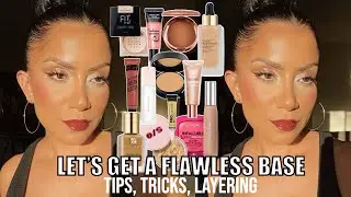 LET'S GET A FLAWLESS BASE (tips + tricks & layering) + WEAR TEST *oily skin* | MagdalineJanet