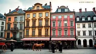 Как на самом деле выглядела Европа в 1889 году: редкие цветные кадры.