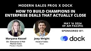 How to Build Champions that Close Enterprise Deals