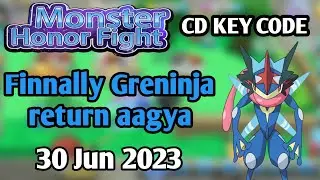 Greninja return aagya cd key code | pokeVS | monster honor fight