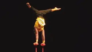 Moroccan troupe mixes traditional acrobatics with dance to captivate crowds