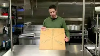 American Metalcraft (MPCUT6) - Compressed Paper Pizza Slice Cutting Guide at Food Service Warehouse