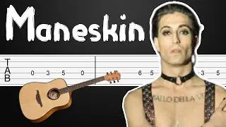 Ventanni - Maneskin Guitar Tutorial, Guitar Tabs, Guitar Lesson