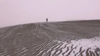 Hiking and Camping in Great Sand Dunes National Park | sand & snow
