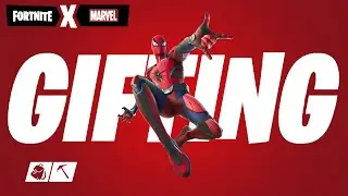 FORTNITE Gifting MARVEL SKIN - Spiderman SKIN LIVE @15K Subs