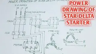 Power Drawing of Star Delta Starter