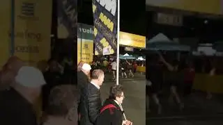 Benidorm half marathon finish line  2020.