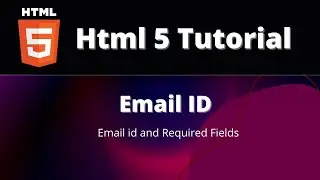 Email Input Tag's in Html 5 || Input Email Tags in Html || Html Tutorial 2022 || Input Tag's In Html