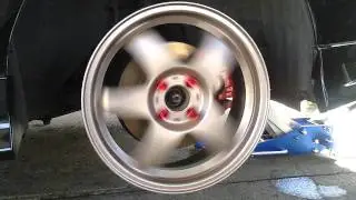 Bronze Mazda speed rims + red D1 spec lug nuts