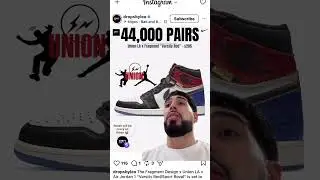 Кроссовки UNION LA x FRAGMENT x AIR JORDAN 1 HIGH &lsquo;VARSITY RED&rsquo; будут выпущены ограниченным тираж...