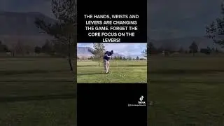 The levers and trail hand throw is the golf swing! #golfinstruction #golfswing #speed