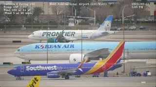 🔴 Live Las Vegas airport camera with ATC, plane spotting