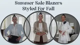 Showcasing Banana Republic Summer Blazers Styled For Transitional Weather