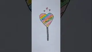 Cute Candy 🍬 😋 #drawing cute candy 🍬 #kids video art