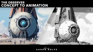 The observer Blender EEVEE animation & design process