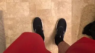 Wet New Balance 520 v7 Running Shoes in the Shower then Bath
