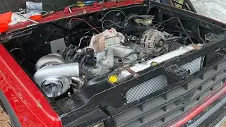 Turbo Ls s10 install + first start
