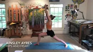Vinyasa for Heart and Hips | 50 Minute Yoga Class