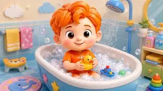 Bath Time Song for Kids 🛁 | Fun Bath Safety & Good Habits Nursery Rhyme | Polo Kids Song 