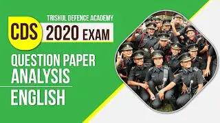 CDS 01/2020 Exam | Question Paper Analysis | English