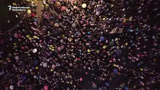 Georgians Flood Streets to Protest Against Reintroduction of Foreign Agent Bill