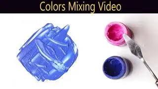 How To Mix Baby Pink And Brilliant Blue Make Cobalt Blue Color