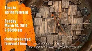 Spring Forward 2019 - Daylight Saving Time 2019 starts this weekend