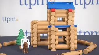 Lincoln Logs Grand Pine Lodge from K'NEX