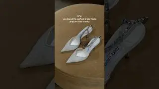 Jimmy Choo Saeda | the most chic and comfy wedding shoe #shorts