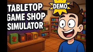 Running My Own Tabletop Game Store! | Tabletop Game Shop Simulator Demo