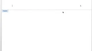 Basic APA Format Header