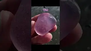 Purple sea glass, finally. #purpleseaglass #seaglass #beachcombing