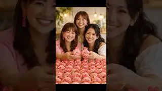 Cute Pink Macarons & Sweet Smiles ✨