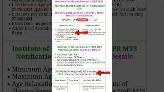 IPS Multi Tasking staff MTS Recruitment 2024 #mts #recruitment #shorts