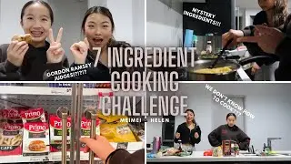7 INGREDIENT COOKING CHALLENGE!!! *gordon ramsay judges?!?* | meimei & helen
