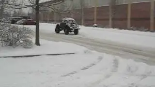 4x4 VW Beetle drifting