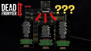 Dead Frontier 2 - Guide What Are The Best Event Items to Craft?