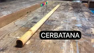 COMO HACER CERBATANA DE MADERA
